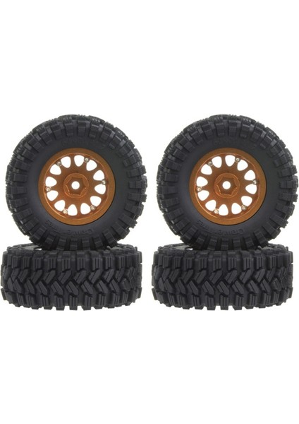 4 Adet 62X24MM 1.2 Inç Beadlock Jant 118 124 Rc Araba Eksenel SCX241 (Yurt Dışından)