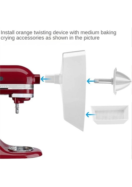 Kitchenaid Stand Mikserler Için 2 Adet Narenciye Suyu Aparatı 4.5QT5QT (Yurt Dışından)