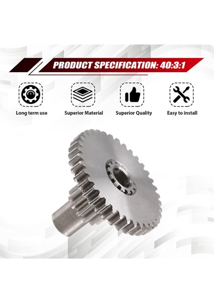 TRX4M Çelik Overdrive Underdrive Şanzıman Dişli Pinyon Seti 40:3:1 (Yurt Dışından)