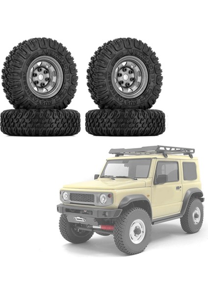 Jantlar Lastikler Seti 110 Rc Paletli Araba Axial Yeti Jr Tamiyac (Yurt Dışından)