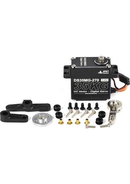 35KG Rc Servo Motor Rc Araba Robot Mekanik Kolları Için 270 Derece (Yurt Dışından)