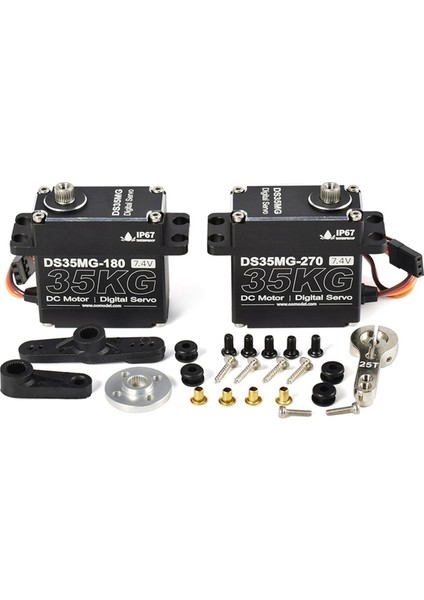 35KG Rc Servo Motor Rc Araba Robot Mekanik Kolları Için 270 Derece (Yurt Dışından)