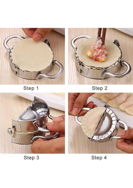 Paslanmaz Çelik Mantı Makinesi Çiçek Tipi Mantı Ravioli Makinesi (Yurt Dışından)