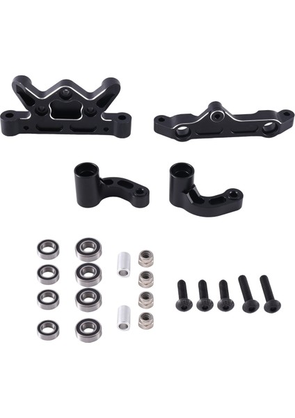 15 Arrma Için Metal Direksiyon Montaj Seti Siyah (Yurt Dışından)