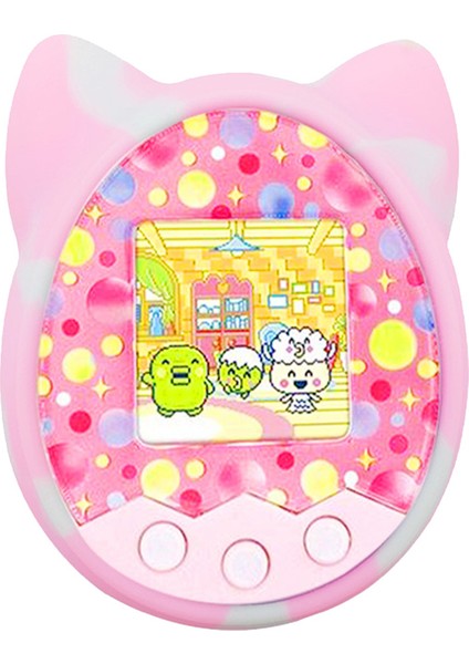 Tamagotchi 4u+Mix Sanal Evcil Hayvan Oyunu B Için Boyun Askılı Silikon Kılıf (Yurt Dışından)