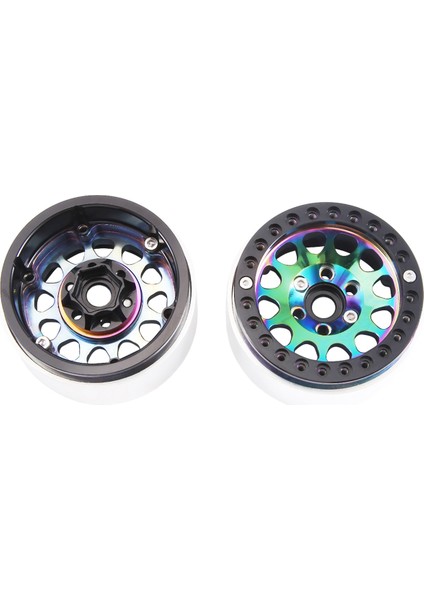 110 Axıal SCX10 D90 Rc Tırmanıcı Için 4 Adet 1.9 Inç Jant Stil 2 (Yurt Dışından)