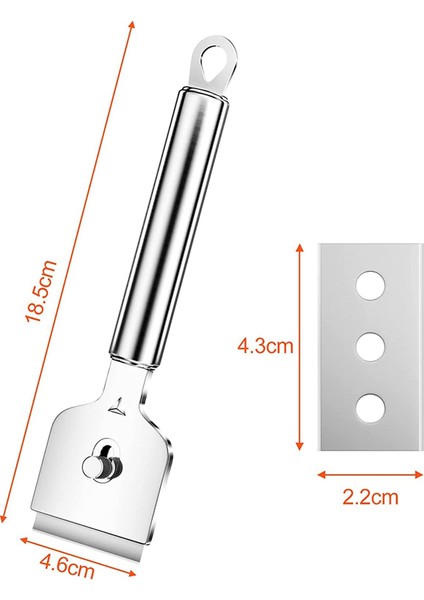 Ocak Kazıyıcı Metal Kazıyıcı Seramik Ocak 14 Yedek Bıçaklı (Yurt Dışından) modelleri