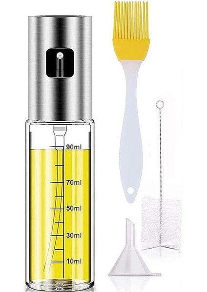 90ML Zeytinyağı Spreyi Hava Fritözü Barbekü Kızartma Için Yağ Spreyi 1 Set (Yurt Dışından)