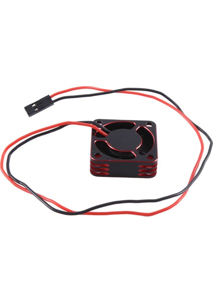 Metal Kabuk Esc Motor 25MM Soğutma Fanı Rc Araba Yedek Parçası Kırmızı (Yurt Dışından)