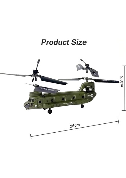 Rc Helikopter S026H Çift Pervaneli Sabit Yükseklik Taşıma (Yurt Dışından)