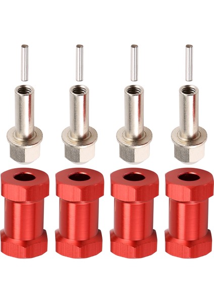 12MM Altıgen Tekerlek Göbeği Adaptörü 20MM Uzatma Kombinasyon Bağlantı Parçası Kırmızı (Yurt Dışından) fiyatları