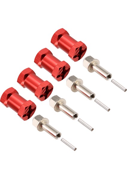 12MM Altıgen Tekerlek Göbeği Adaptörü 20MM Uzatma Kombinasyon Bağlantı Parçası Kırmızı (Yurt Dışından) modelleri