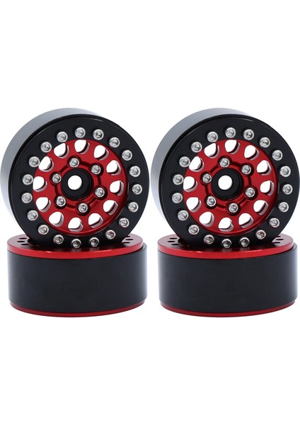 4 Adet 1.0 Inç Metal Beadlock Tekerlek Göbeği Jant1 (Yurt Dışından)