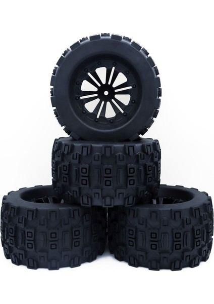 4 Adet 125MM 1.9 Beadlock Jant Lastik Seti 1/10 Rc Paletli Araba Için (Yurt Dışından)