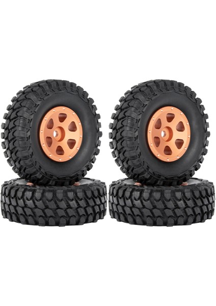 4 Adet 58MM 1.0 Inç Beadlock Jant Lastiği 1/18 1/24 Rc Araba Için, 2 (Yurt Dışından)