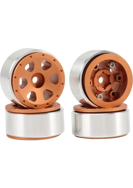 4 Adet 58MM 1.0 Inç Beadlock Jant Lastiği 1/18 1/24 Rc Araba Için, 2 (Yurt Dışından)