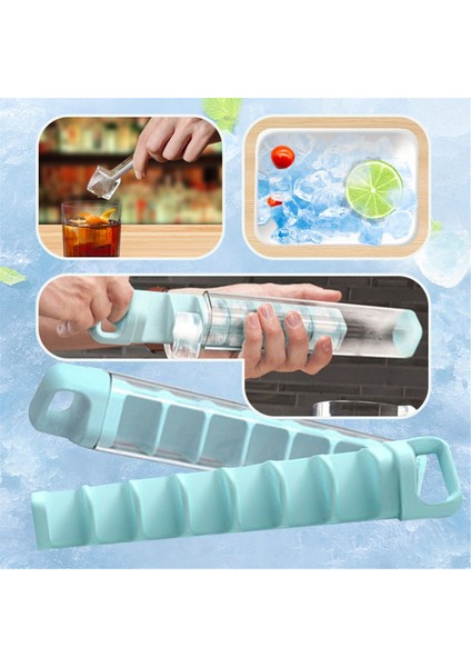 1 Adet 12 Izgara Buz Kare Tepsi Plastik Buz Kare Yapıcı Kalıp (Yurt Dışından)