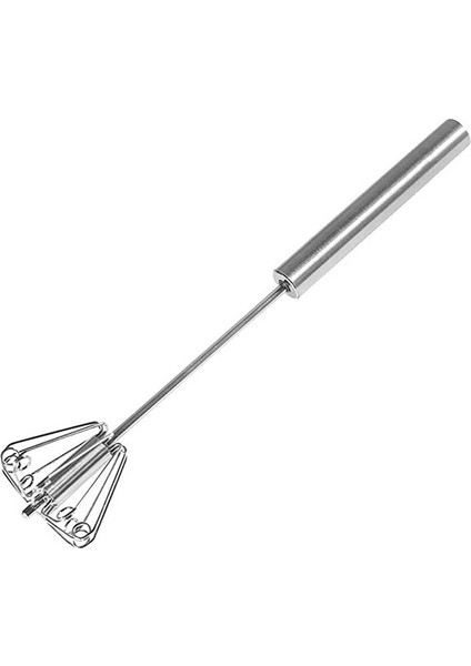 Paslanmaz Çelik Yumurta Çırpıcı El Itmeli Döner Çırpıcı Blender (Yurt Dışından)