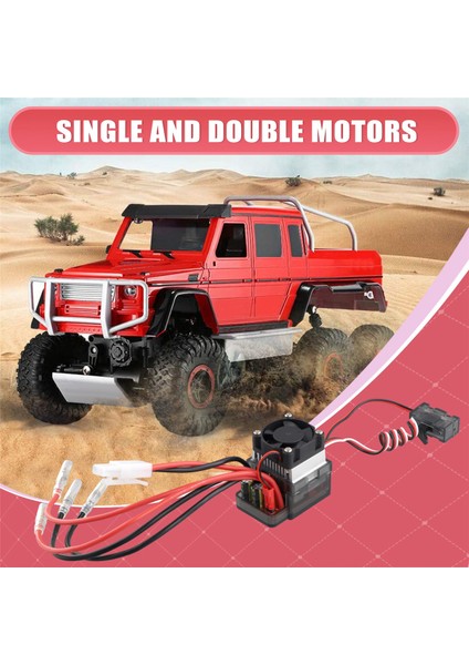Rc Yüksek Voltaj Esc Fırçalı Hız Kontrol Cihazı 7.2V-16V 320A (Yurt Dışından)
