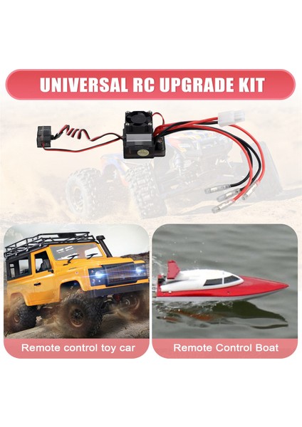 Rc Yüksek Voltaj Esc Fırçalı Hız Kontrol Cihazı 7.2V-16V 320A (Yurt Dışından)