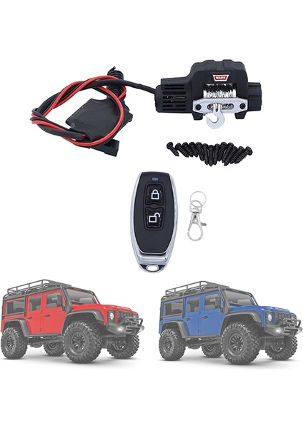 TRX4M 118 Rc Paletli Araç Yükseltme Parçaları Için Vinç ve Uzaktan Kumanda (Yurt Dışından)