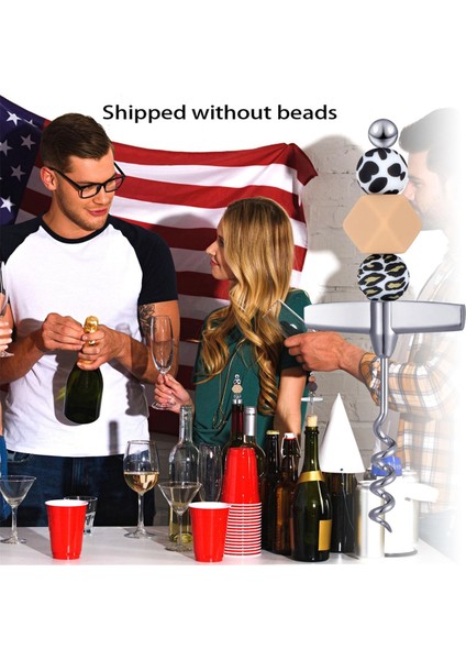 15 Adet Seyahat Tirbuşonu Şarap Şişesi Açacağı Boncuklu Şarap Mantarı Çıkarıcı (Yurt Dışından) indirimleri