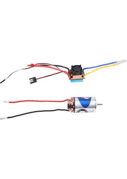 550 Fırçalı Motor 37T ve 480A Su Geçirmez Fırçalı Esc Hız Kontrol Cihazı (Yurt Dışından)