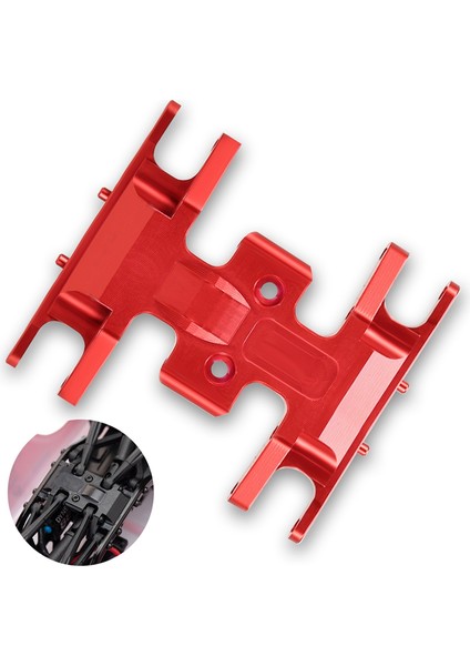 Metal Şasi Kaydırma Plakası Şanzıman Montajı Eksenel SCX24 C10 Kilit2 (Yurt Dışından)
