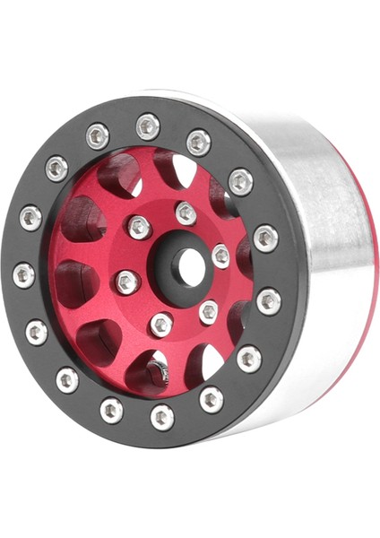Gümüş Siyah Kenar 4 Adet 1.55 Inç Metal Tekerlek Model Araba Aksesuarları (Yurt Dışından) modelleri