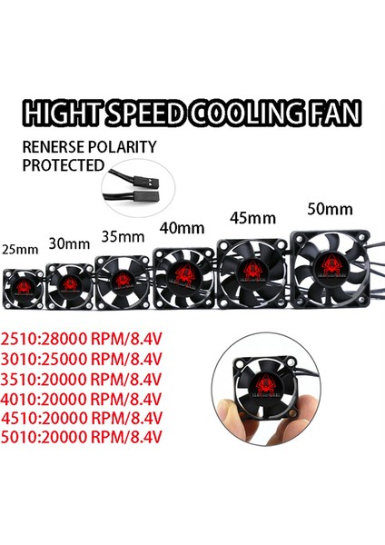 Esc Motor Isı Dağılımı Rc Araba Parçaları Için Soğutma Fanı 35MM (Yurt Dışından) indirimleri
