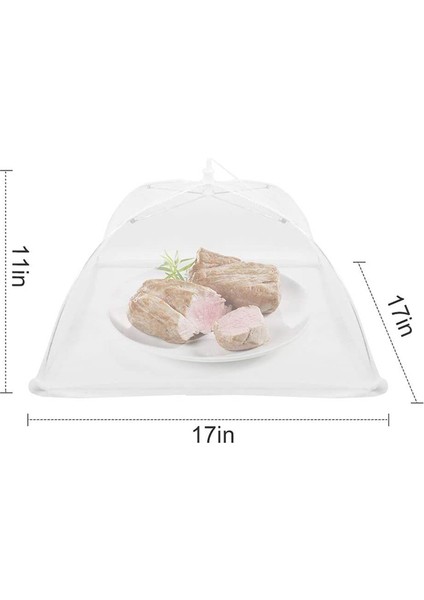 Açılır Ağlı Ekran Çadır Şemsiyesi 8 Paket Renkli Gıda Örtüsü Ağı (Yurt Dışından)