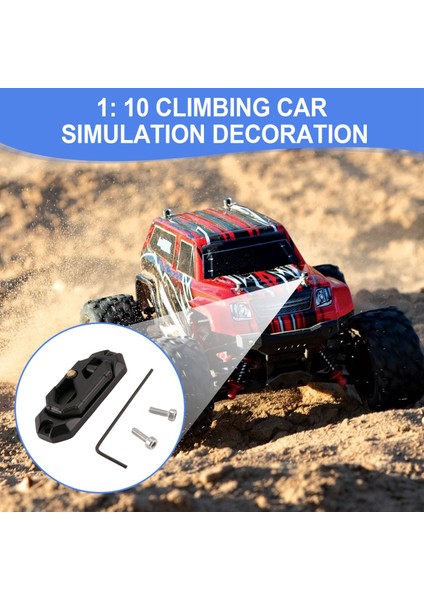 Vinç Kontrol Montaj Plakası Rc Paletli Araba Axail SCX10 Trx4 Siyah (Yurt Dışından)