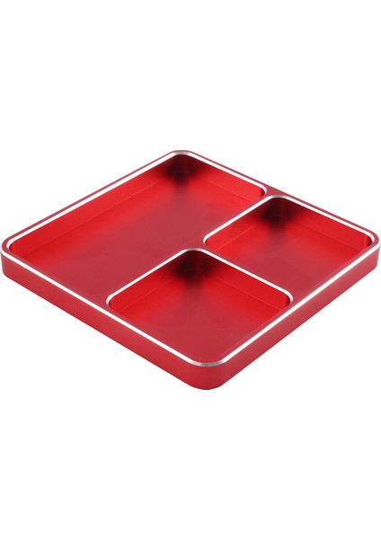 100X100MM Metal Vidalar Tepsi Vidaları Tutucu Plaka Kırmızı + Gümüş Kenar (Yurt Dışından) fırsatları