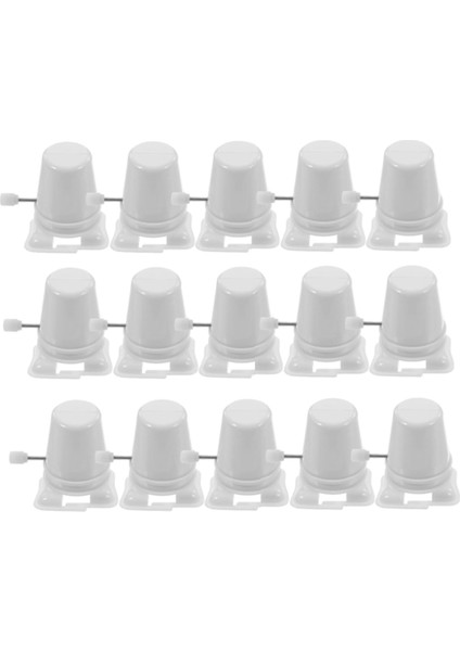 15 Adet Kurmalı Oyuncak Taban Mekanizması Kurmalı Robot Oyuncak (Yurt Dışından)