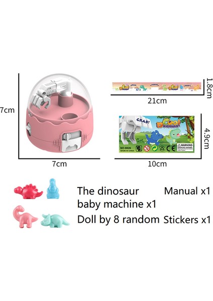 Çocuklar ve Yetişkinler Için Mini Pençe Makinesi Oyuncakları (Yurt Dışından)
