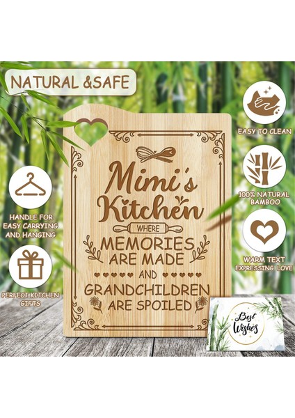 Bambu Kesme Tahtası Anneler Günü Hediyesi Kesme Tahtasımimi (Yurt Dışından) fırsatları