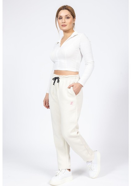 Xc Unisex 3 Iplik Eşofman Alt 23Y Kso Bed. Krem