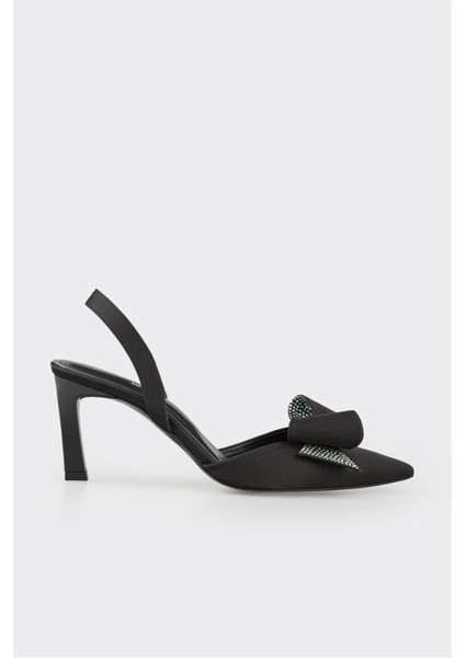 Siyah Kadın Topuklu Ayakkabı