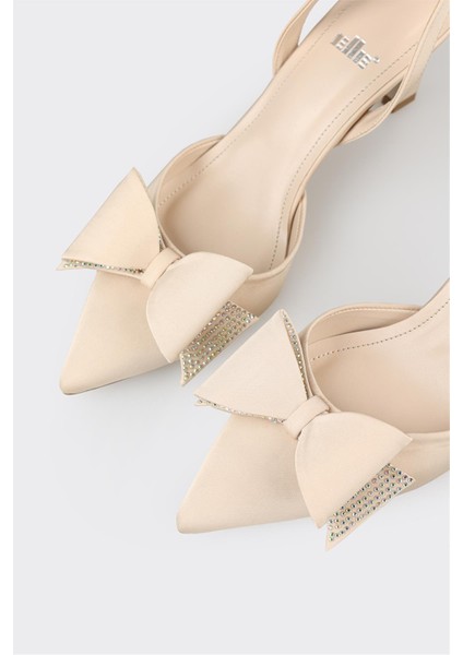 Bej Kadın Topuklu Ayakkabı fırsatları
