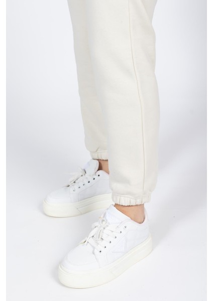 Xc Unisex 3 Iplik Eşofman Alt 23Y Kso Bed. Krem
