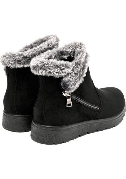 Kadın Bot 45 U30 Ux Fly Flot Cloth Woman Boot Black fırsatları