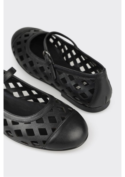 Siyah Deri Kadın Günlük Ayakkabı indirimleri