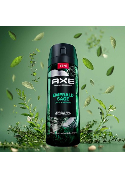 Premium Collection Erkek Sprey Deodorant Cherry Spritz 150 ml + Emerald Sage 150 ml