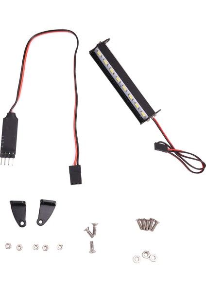 Rc Araba Tavan LED Işık Çubuğu 110 Tırmanma 89MM Için Ayarlanabilir Mod (Yurt Dışından)