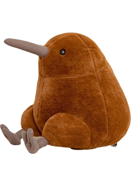 Gerçekçi Kiwi Kuş Peluş Oyuncak Gri Kiwi Kuş Doldurulmuş Vücut Yastığı B (Yurt Dışından)