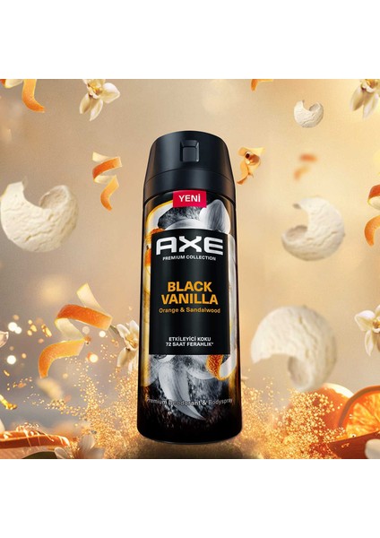 Premium Collection Erkek Sprey Deodorant Black Vanilla 150 ml X2