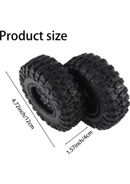 1/10 Rc Paletli Araba Axial Trx4 Için Jant Lastik Seti (Yurt Dışından)