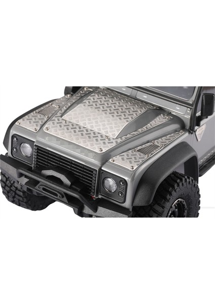 Traxxas TRX4M Defender 118 Rc Yükseltme Parçaları Için Çelik Kaput Plakası 2 (Yurt Dışından)