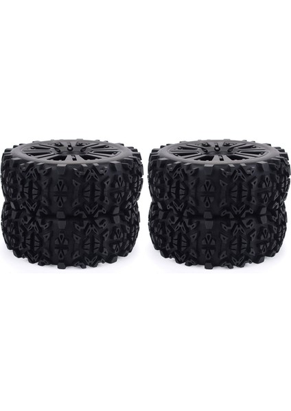 4 Adet 120MM 18 Rc Off-Road Buggy Lastikleri Tekerlek 17MM Altıgen (Yurt Dışından)