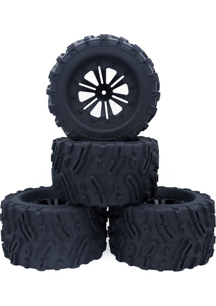 4 Adet 125MM 1.9 Beadlock Jant Lastik Seti 1/10 Rc Paletli Araba Için (Yurt Dışından)